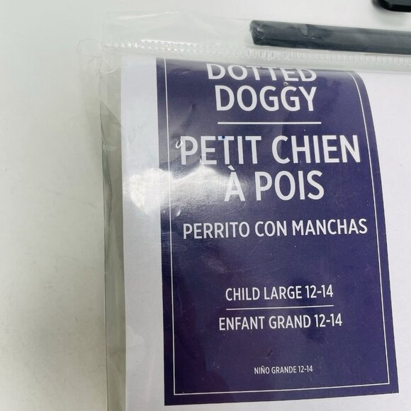 Dalmatian Dotted Doggy Youth Girls Large 12/14 Halloween Costume Dress White 470 - Picture 3 of 7